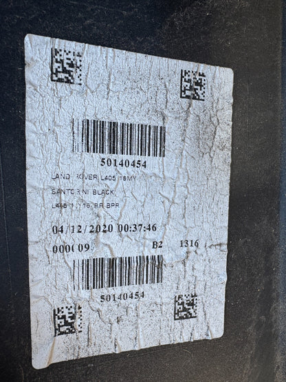 2020 RANGE ROVER VOGUE L405 2017-ON REAR BUMPER CK5217C945