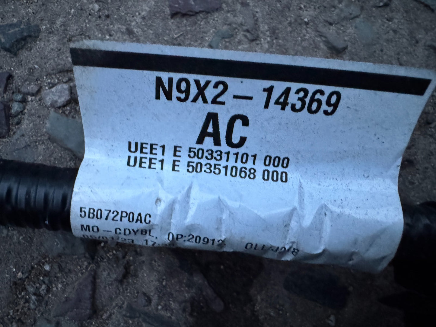 PDC SENSOR WIRING LOOM FRONT BUMPER Range Rover Sport (L1) 2023 Need Repair