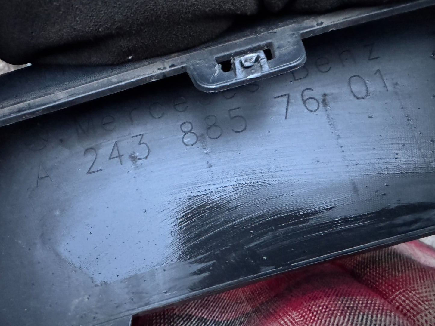 Mercedes Benz EQB front bumper lower trim 2022-2024 Genuine A2438857601