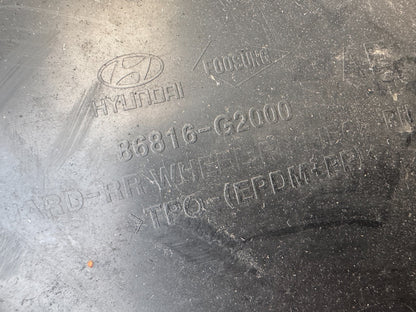 HYUNDAI IONIQ EV 2016+ FRONT RIGHT DRIVER SIDE WHEEL ARCH LINER SPLASH GUARD