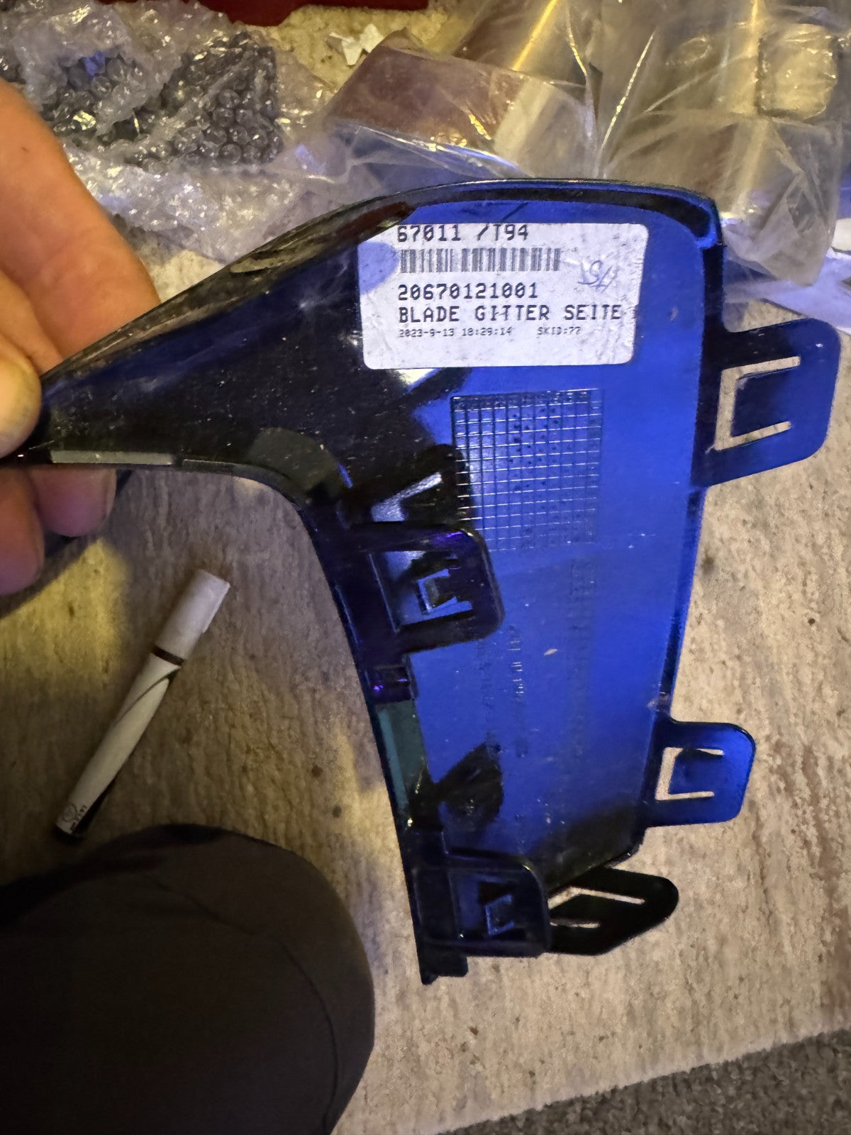 GENUINE Audi A3 8Y S Line Rear Bumper Right Side Trim 2020 TO 2024 8Y4807732