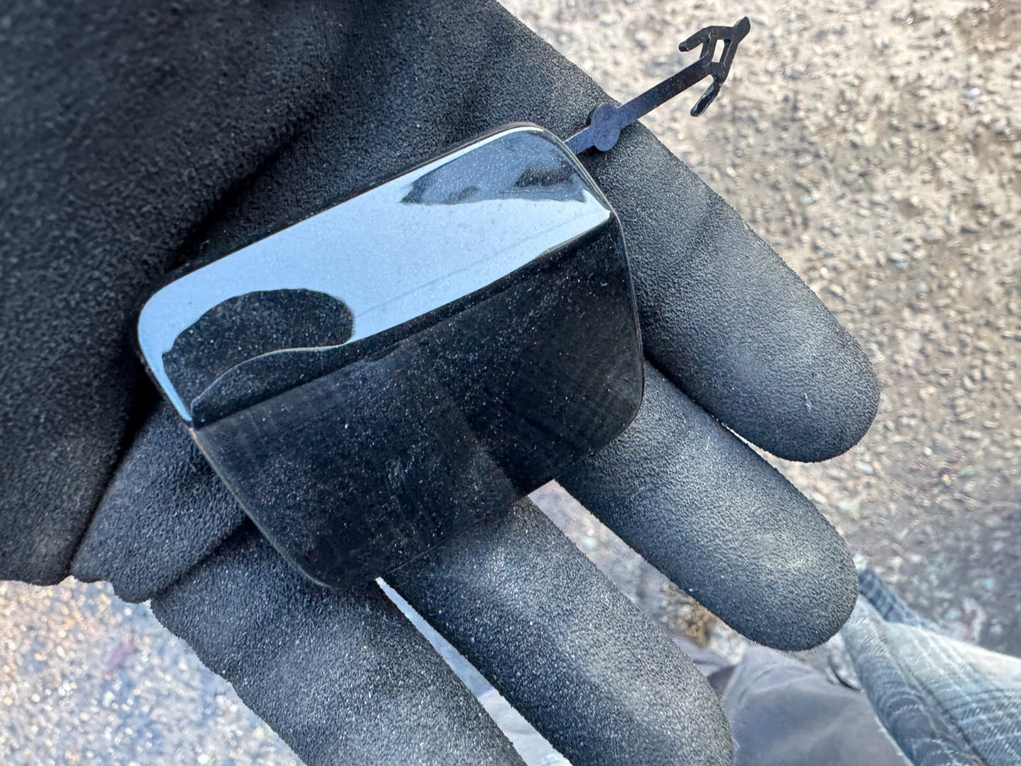 AUDI Q6 E-TRON REAR TOW EYE COVER GENUINE 85H807441A