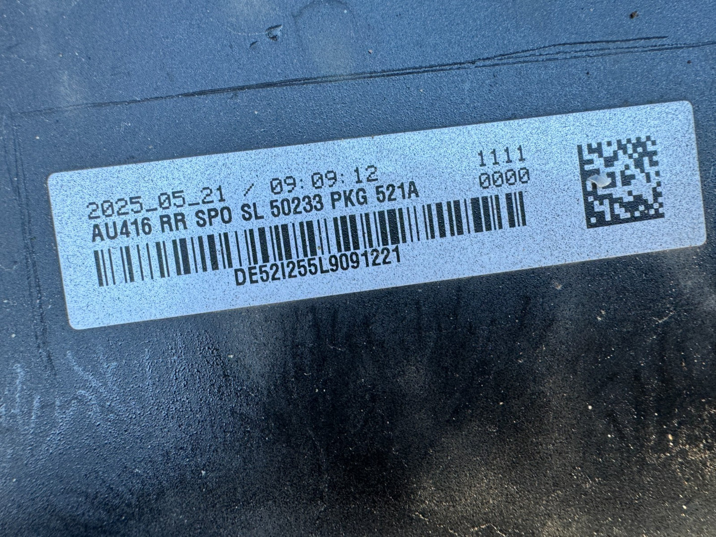 AUDI Q6 E-TRON S LINE 2024-ON GENUINE LOWER REAR BUMPER PDC 85H807527G