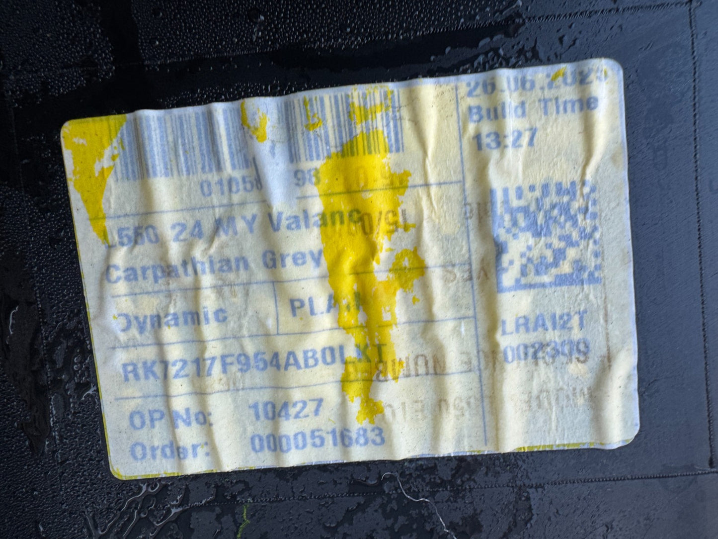 2025 LAND ROVER DISCOVERY L550 Rear Bumper Valance Panel GK7M-17F954-A