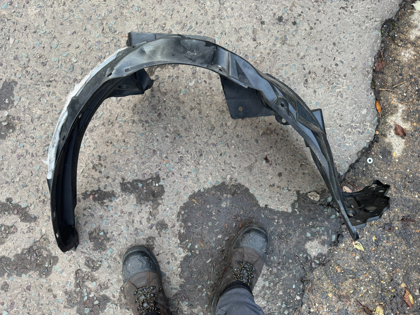 2010-15 GENUINE HONDA JAZZ FRONT RIGHT SPLASH GUARD ARCH LINER 74101-TF0