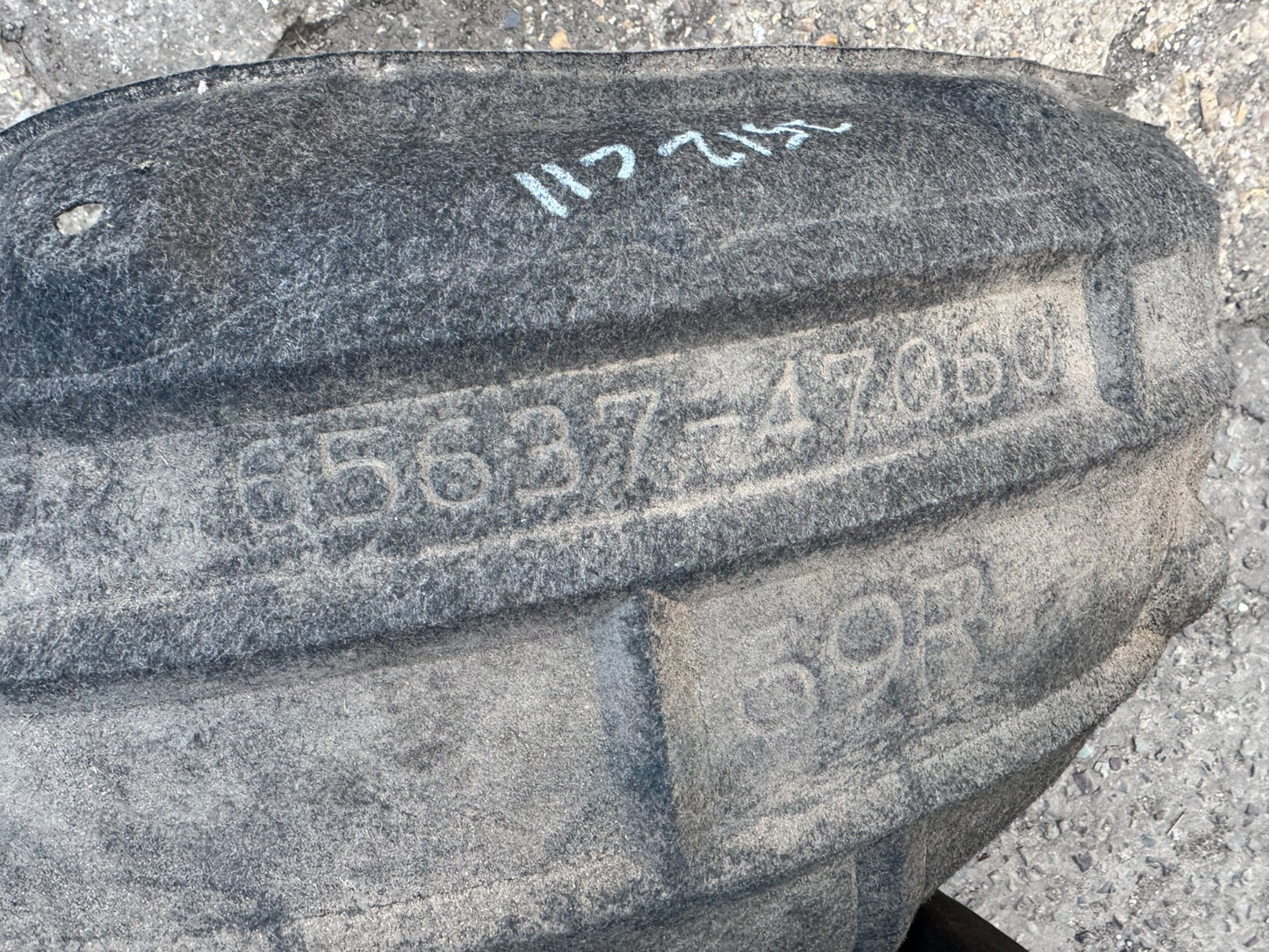 Genuine Toyota Prius 2016-2018 Rear Right O/S Wheel Arch Cover Trim 65637-47060