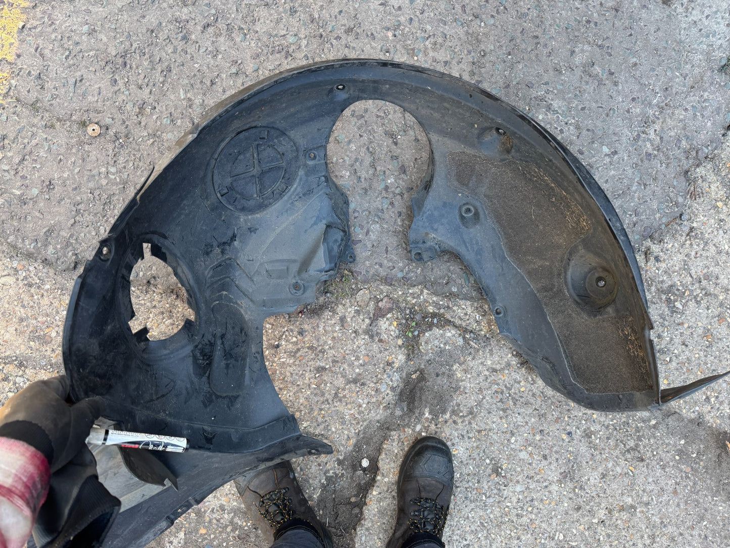 2013-2021 F56 MINI HATCH FRONT ARCH LINER LH PASSENGER SIDE 1114595XX