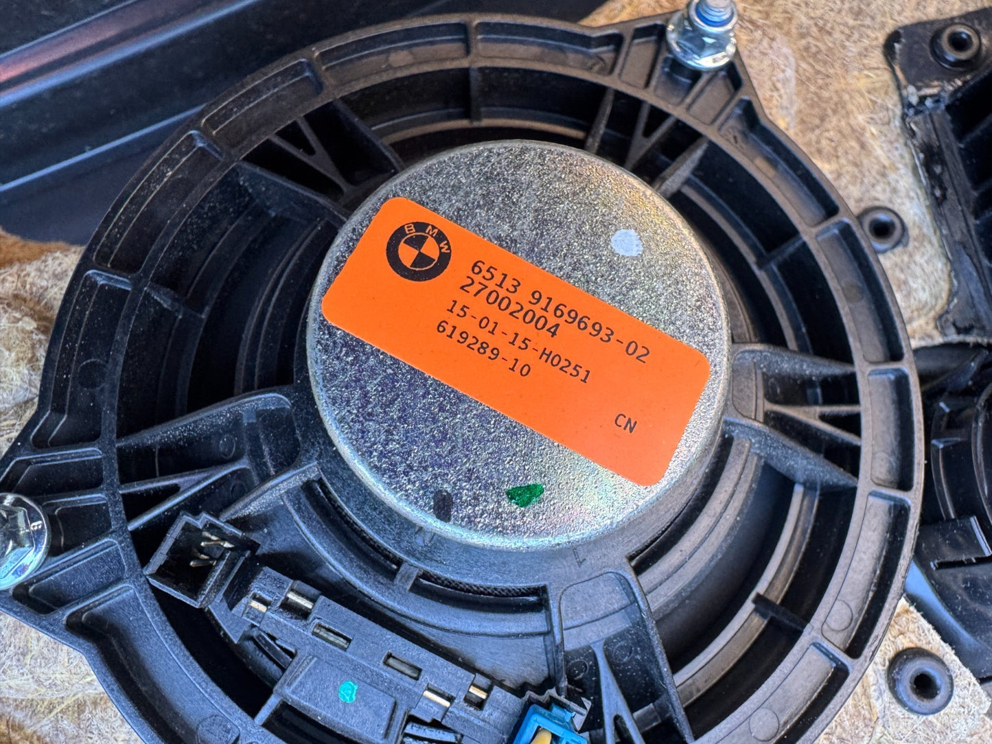 BMW 5 SERIES F11 2015 Rear Left Interior Door Panel Card Leather & Parts 1777775