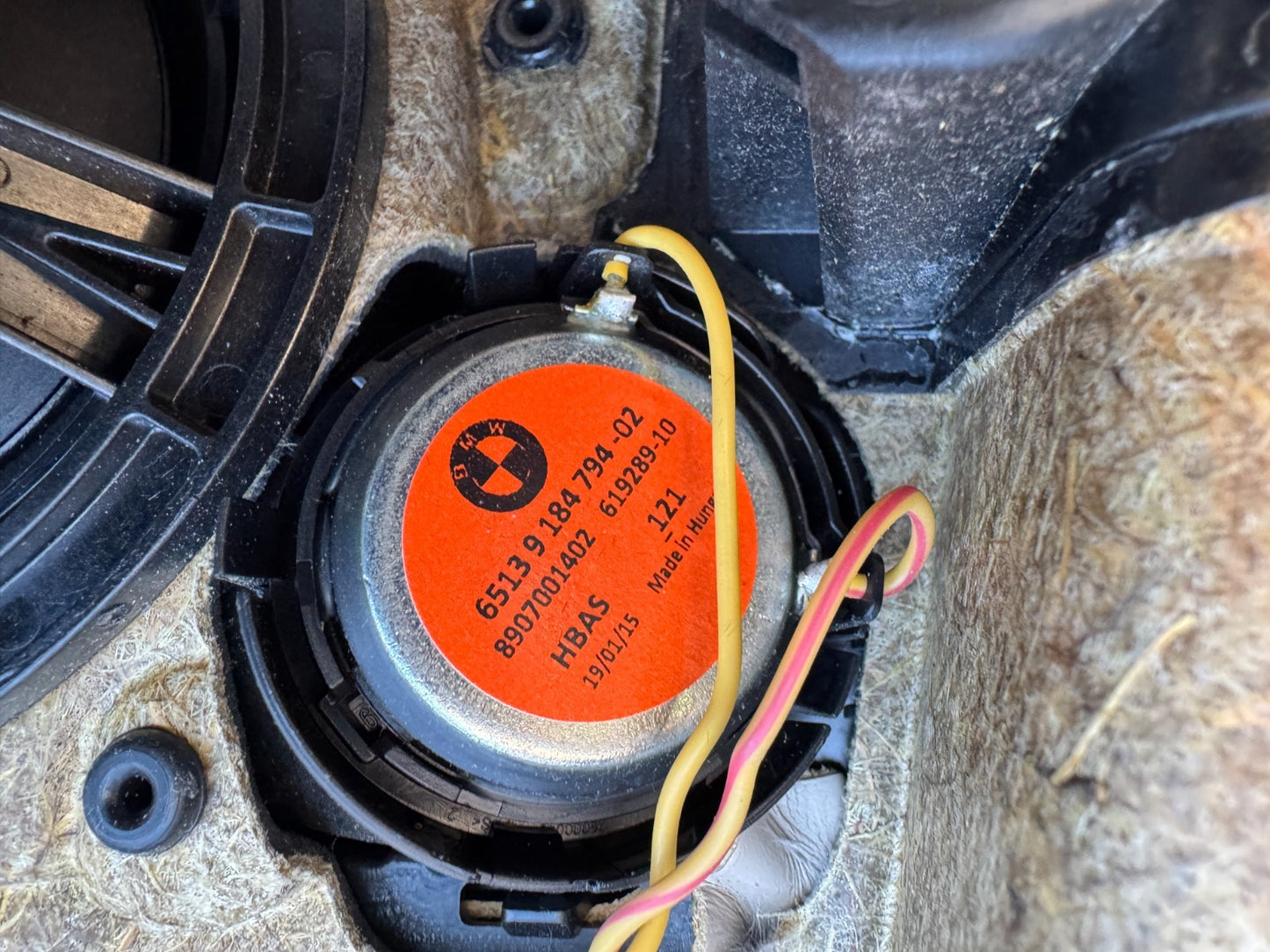 BMW 5 SERIES F11 2015 Rear Left Interior Door Panel Card Leather & Parts 1777775