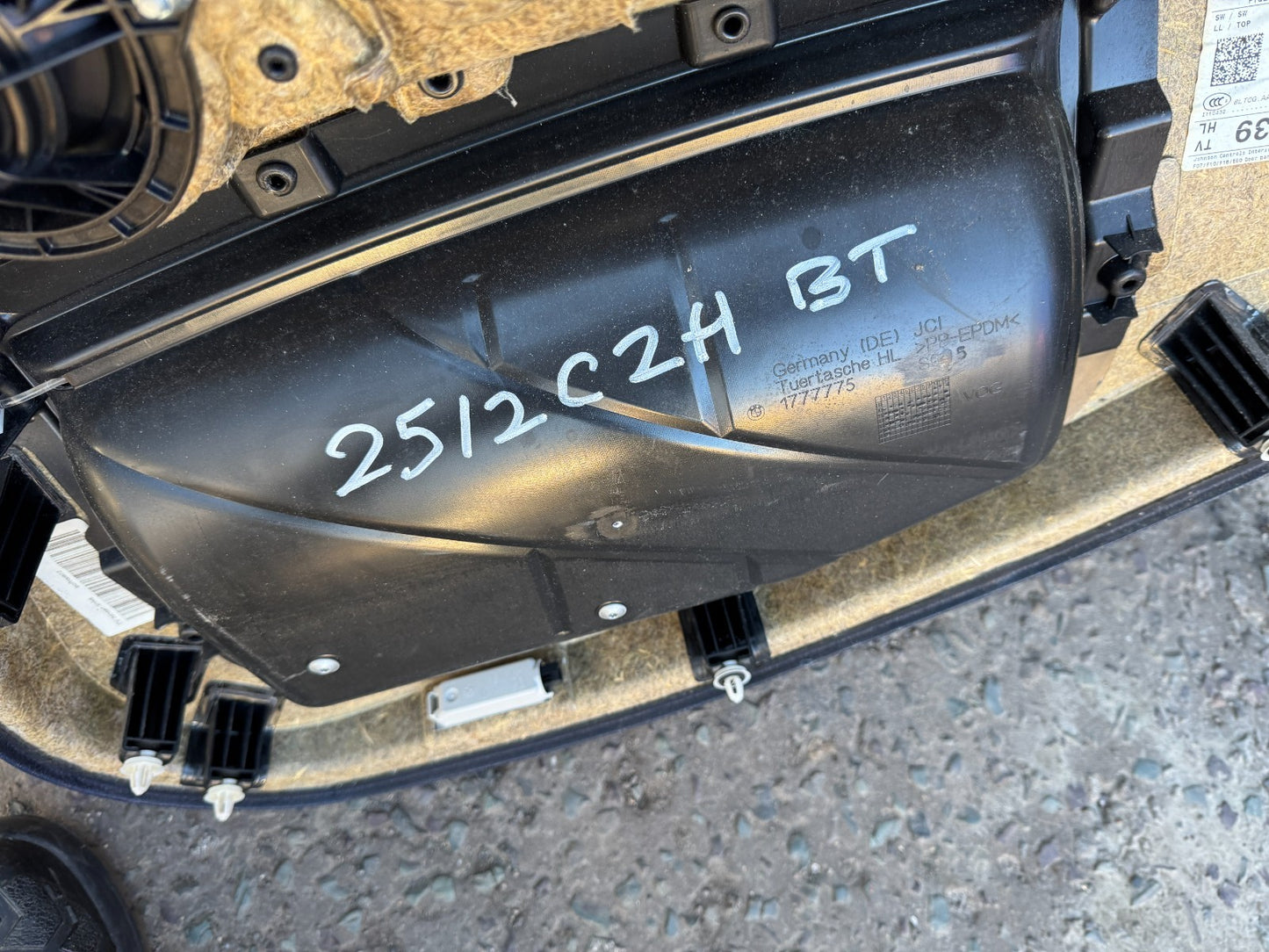 BMW 5 SERIES F11 2015 Rear Left Interior Door Panel Card Leather & Parts 1777775