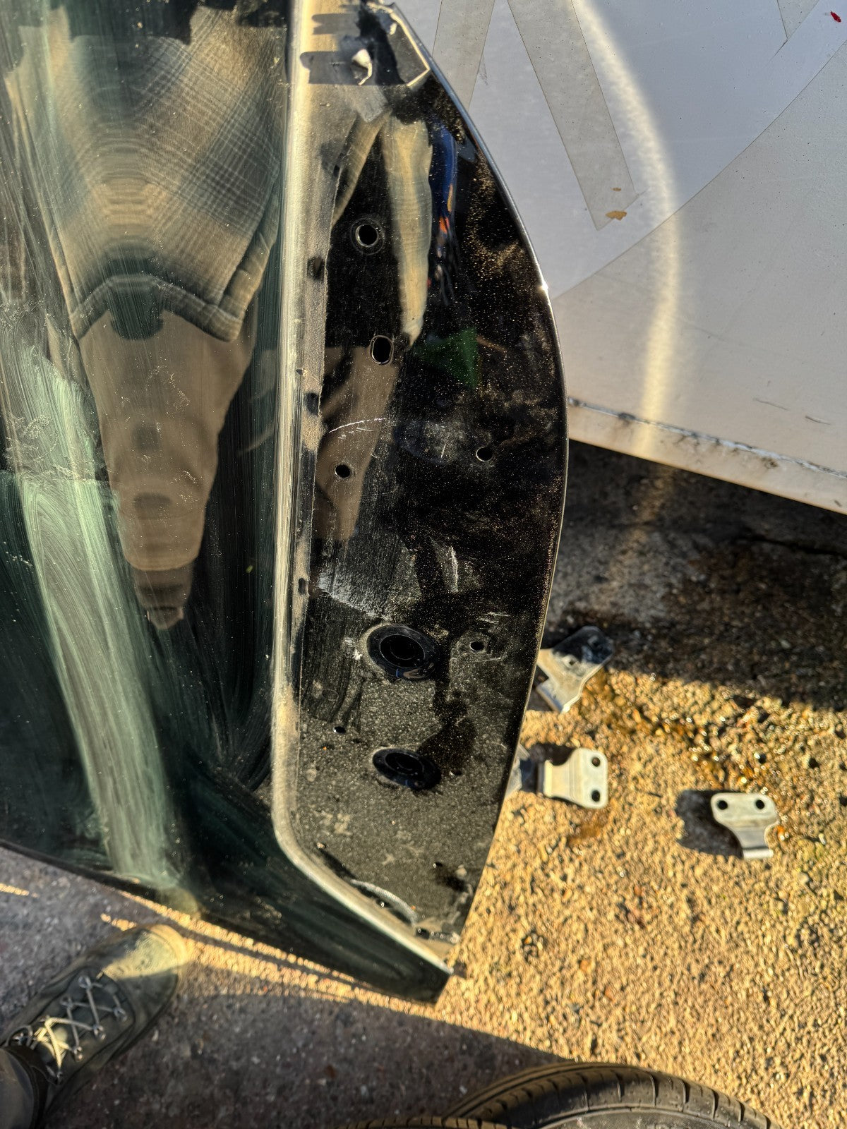 LAND ROVER DEFENDER L663 BONNET HOOD LID DENTED
