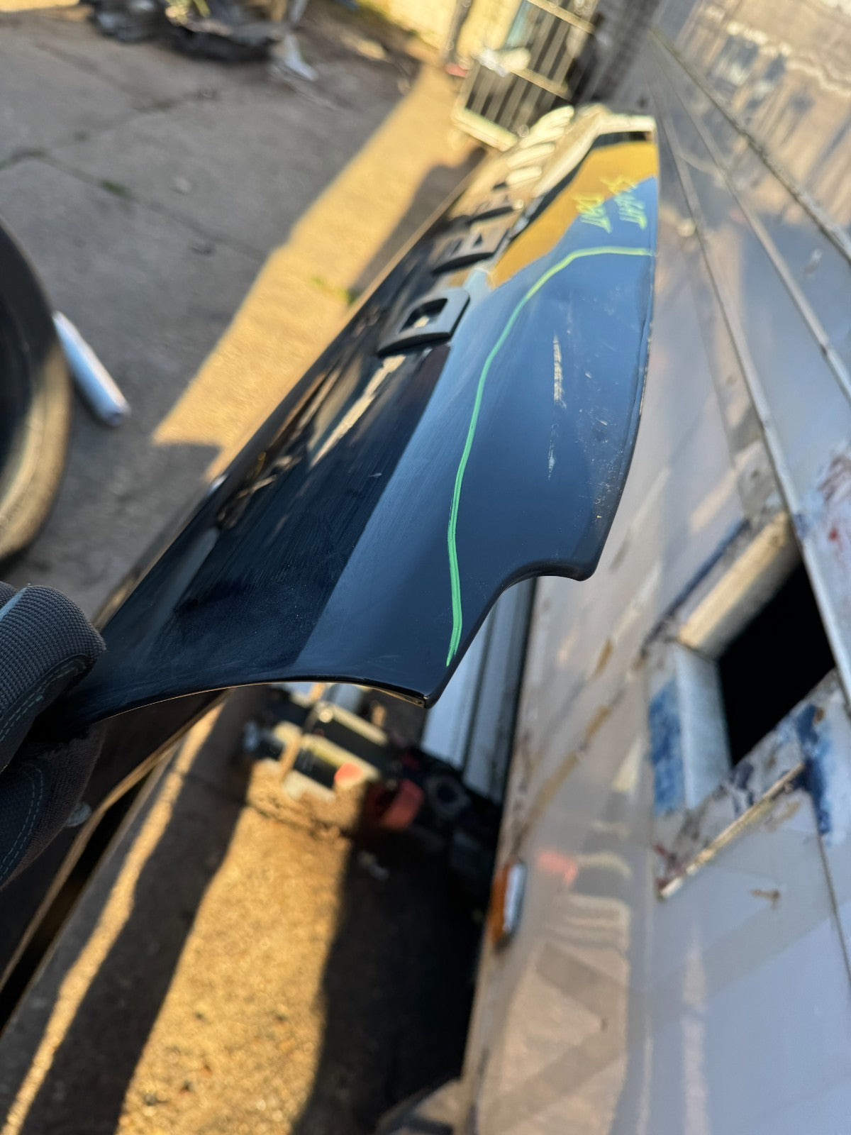 LAND ROVER DEFENDER L663 BONNET HOOD LID DENTED