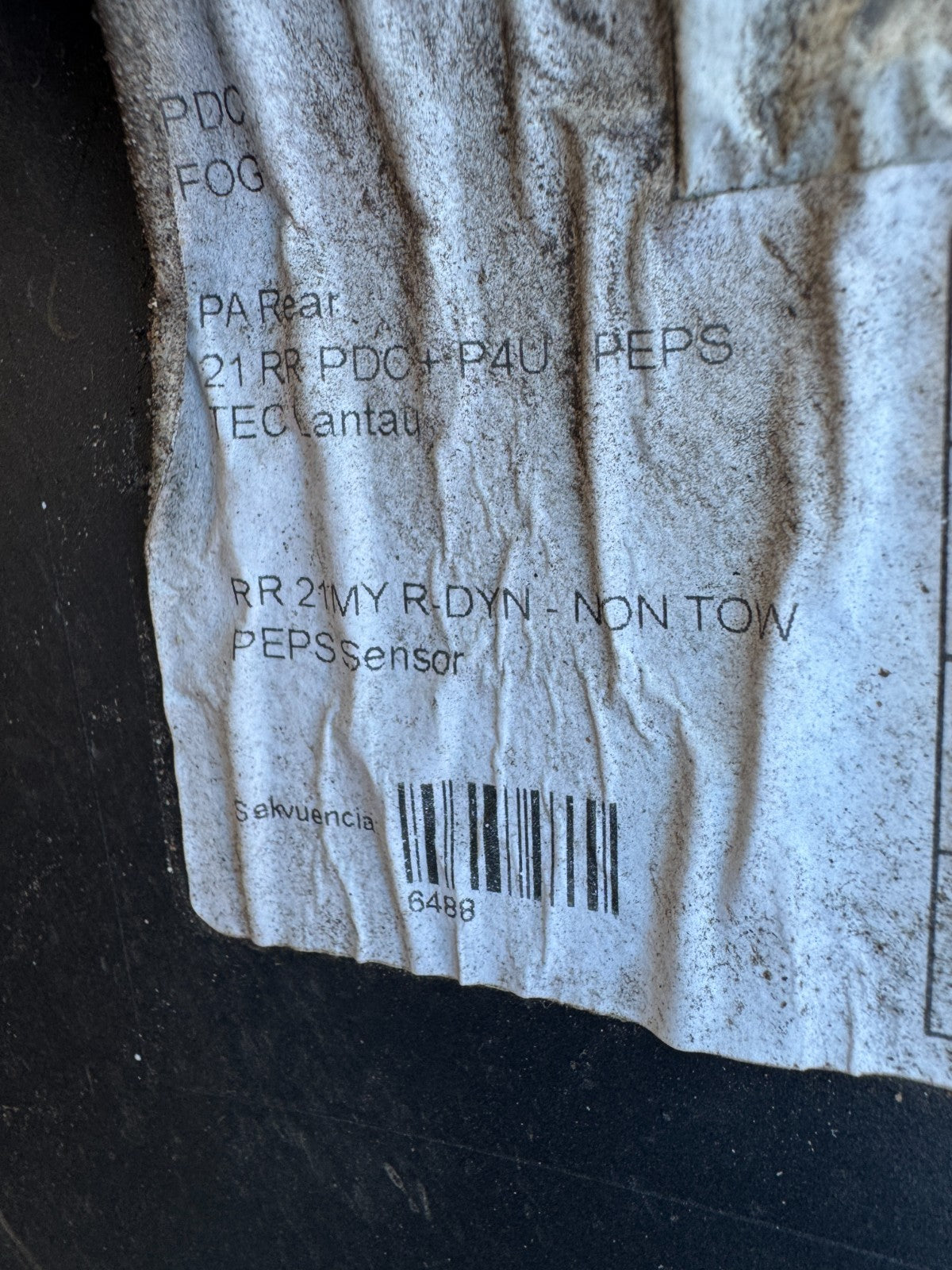 Land Rover Discovery Sport Rear Bumper 2019 ON MY42-17D928-A Genuine *SEE PICS*