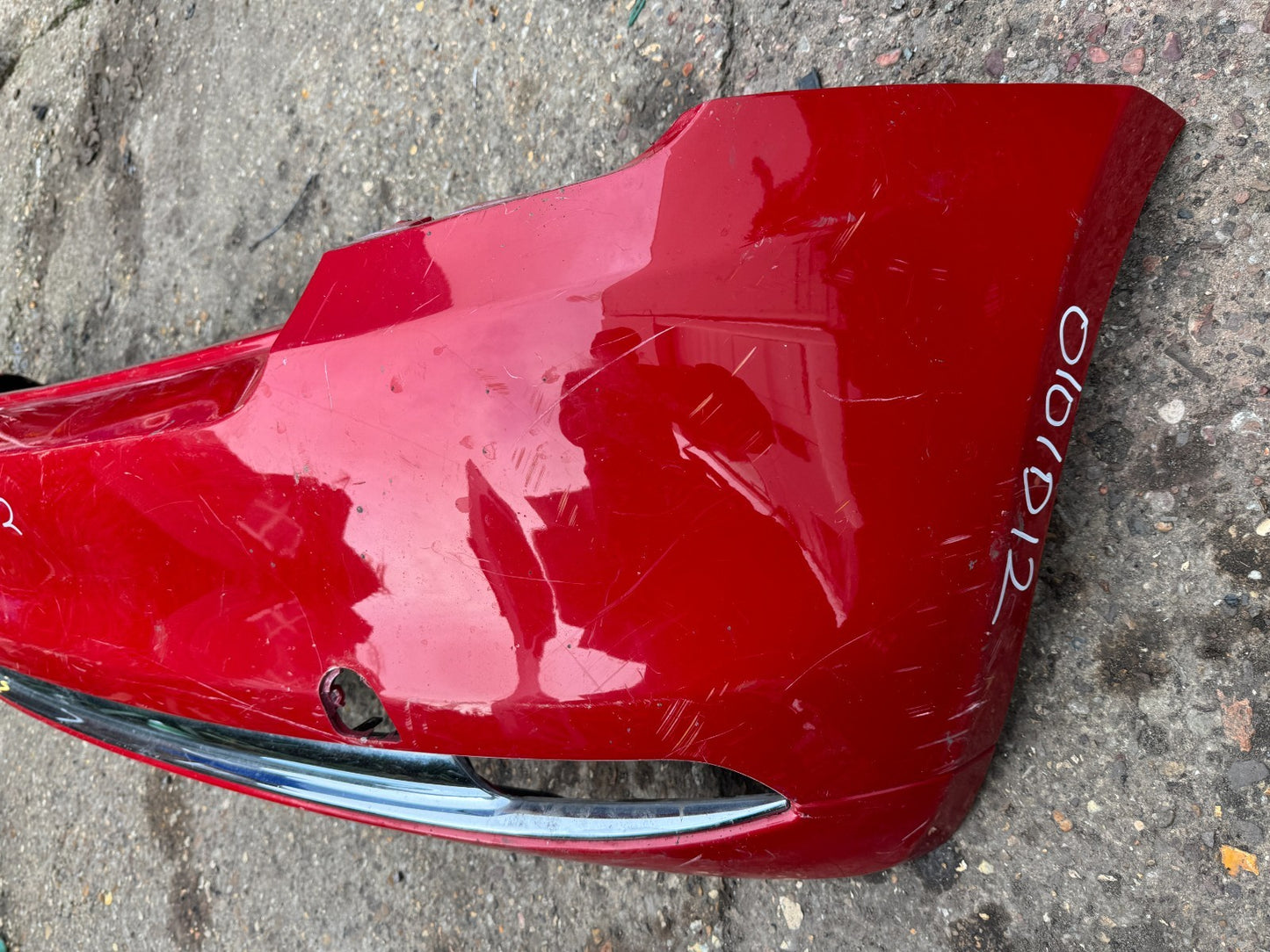 Fiat 500 2015-2021 Rear Bumper 735619778 Scratched