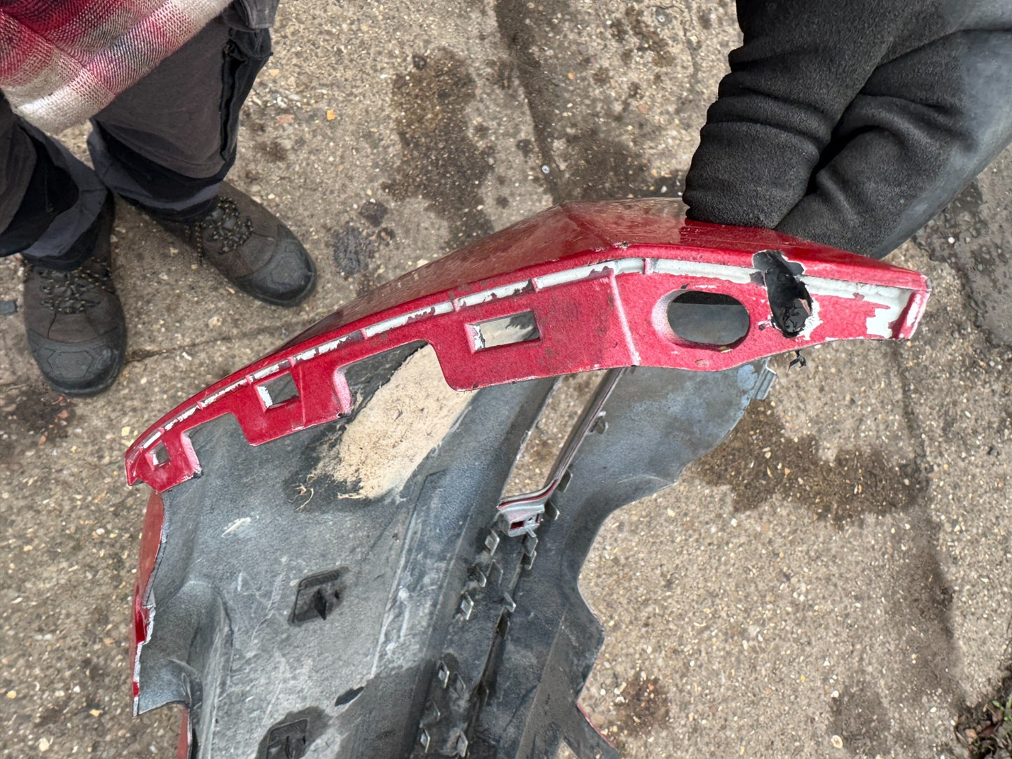 Fiat 500 2015-2021 Rear Bumper 735619778 Scratched