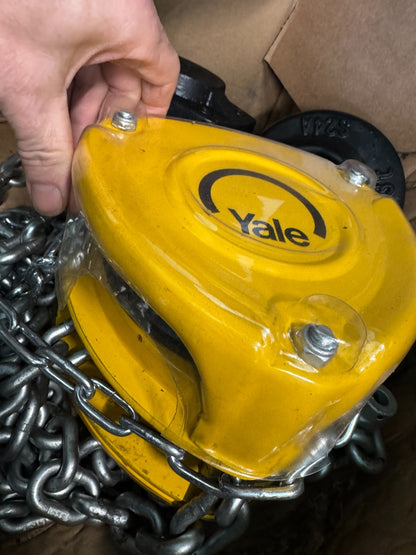 Yale VSIII 3000kg Single Fall Chain Block and Tackle Manual Hoist engine hoist