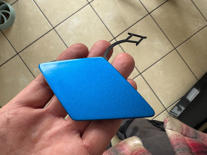 VAUXHALL ASTRA L REAR BUMPER TOWING  EYE COVER GENUINE 9839639980 2023 BLUE