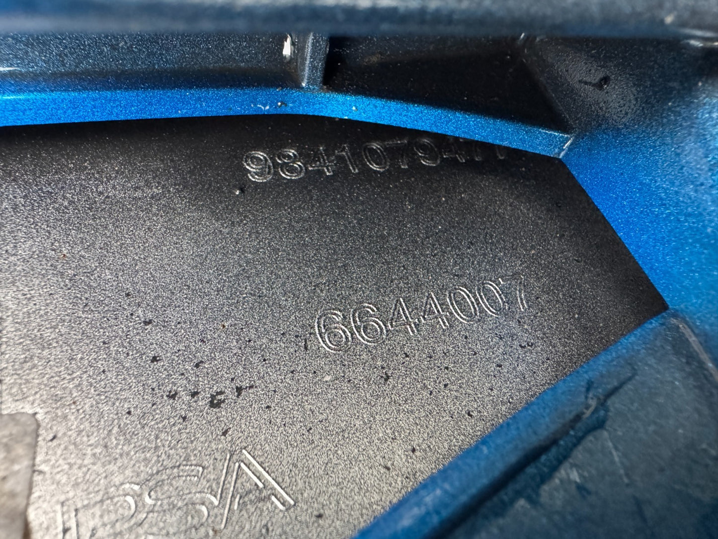 2023 VAUXHALL GRANDLAND BUMPER REAR WITHOUT CORNERS WITH DIFFUSER GENUINE