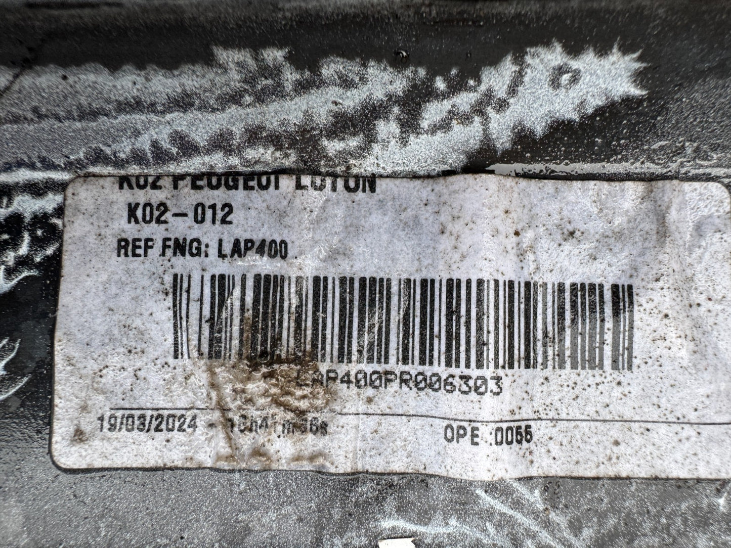 Peugeot Expert 2024 Front Bumper Top Upper Section 9849400680