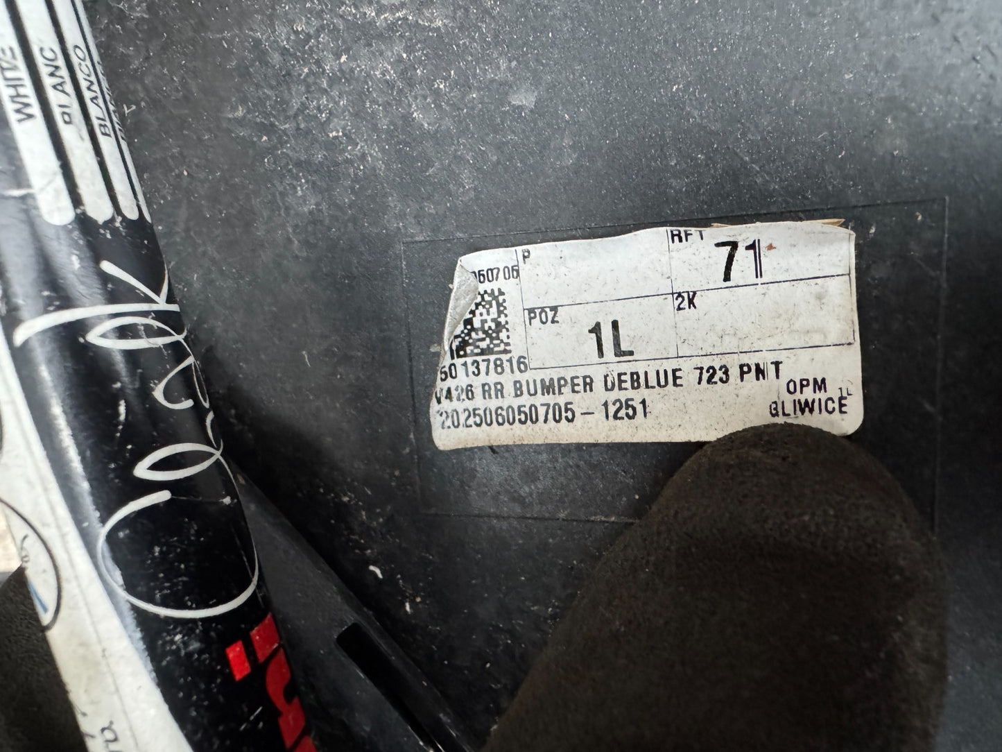 2025 GENUINE VOLVO XC60 REAR BUMPER 2017-ON 31425198 SCRATCHED