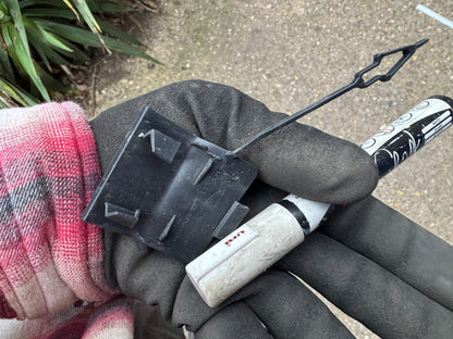 2024 JAGUAR F-PACE tow eye hook cover mk8319k809ab rear