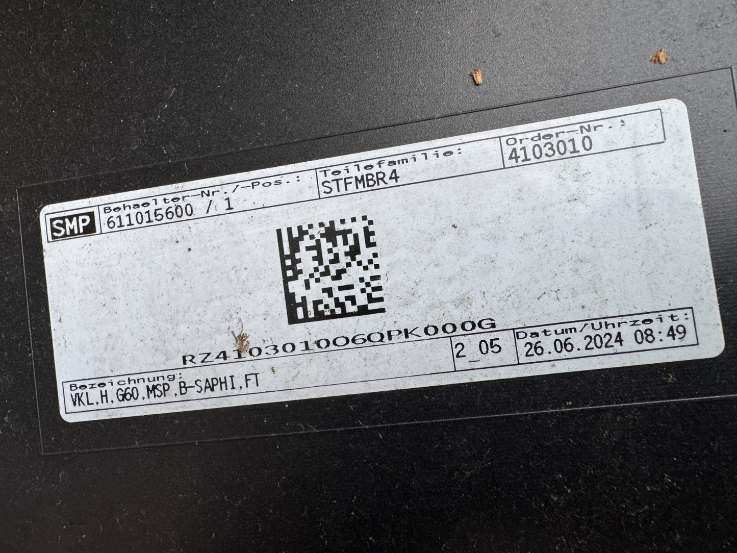 Genuine Used BMW M Sport Rear Bumper Black Sapphire for 5 Series G60 G61 8084713