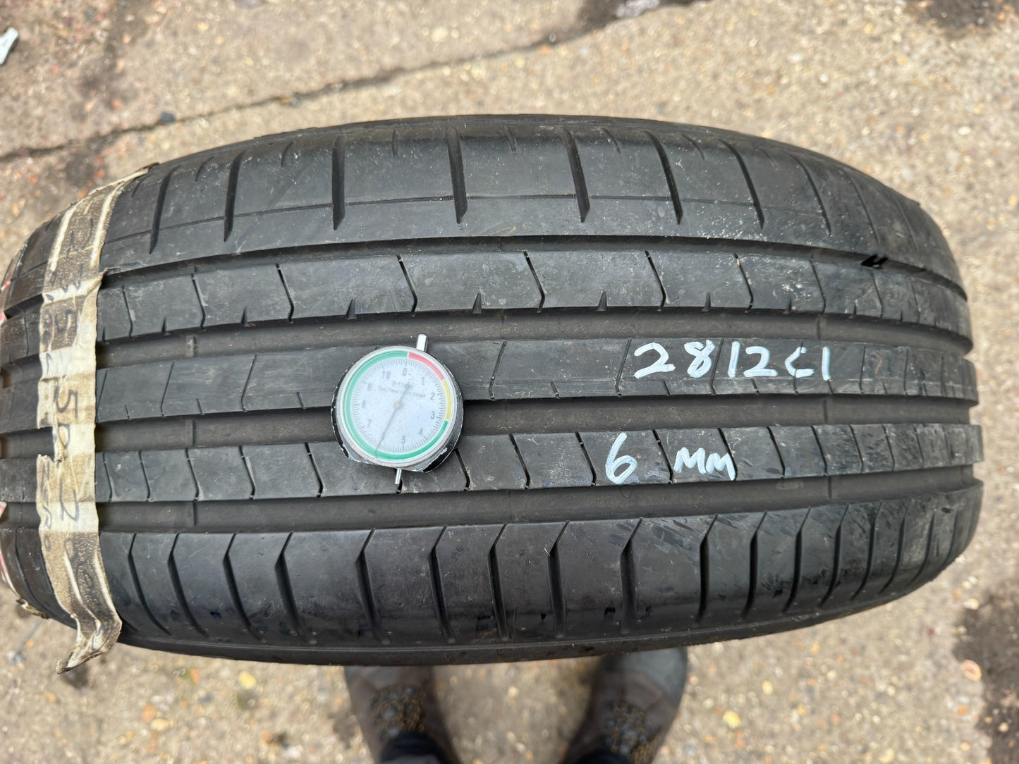 1x 235 50 20 104Y Pirelli P Zero J LR XL Dot:4021 6mm No Repairs Next Day Deliv