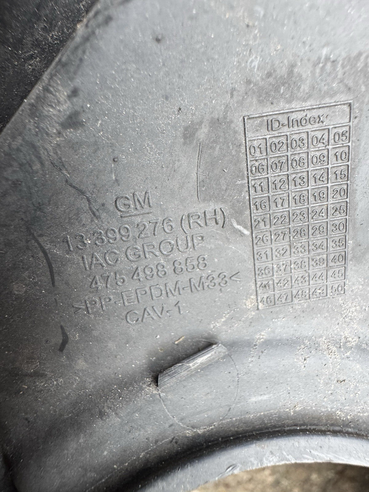 Vauxhall Corsa E Front Foglight Grill DRIVER SIDE 2015-2019 13399276