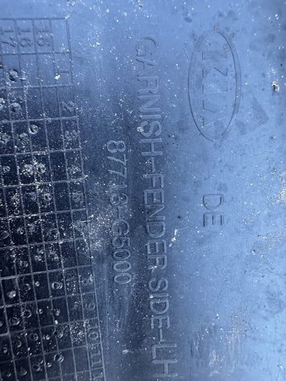 KIA Niro EV MK1 2018-2021 Wheel Arch Trim Moulding Left Side Front 87713-G5000