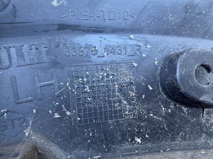 DACIA Sandero Stepway 2018 MK2 Arch Moulding Trim Front Left Side 638751431R