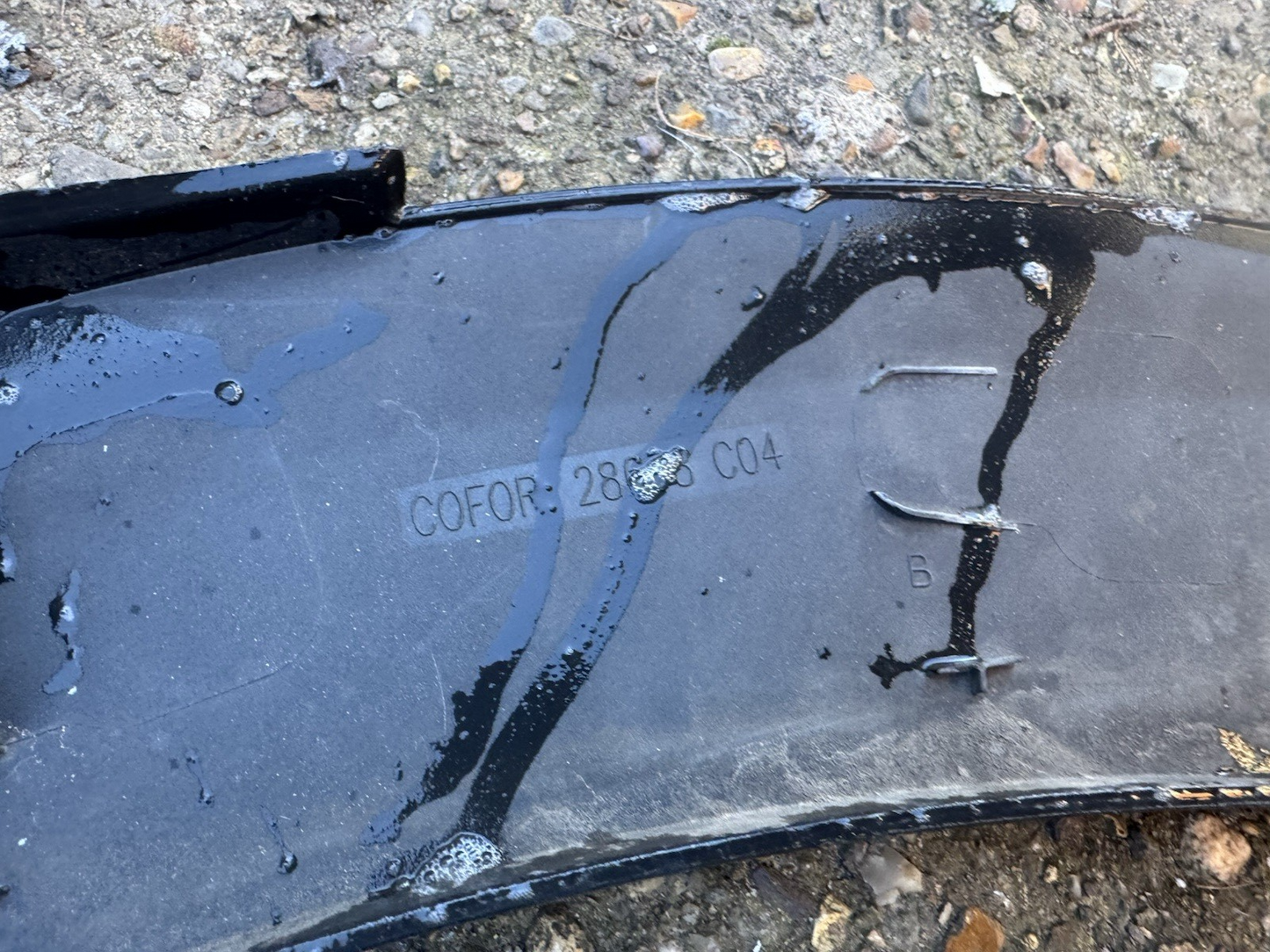 2019 PEUGEOT 3008 REAR ARCH MOULDING RH DRIVER SIDE 5 DOOR HATCHBACK 9825289077