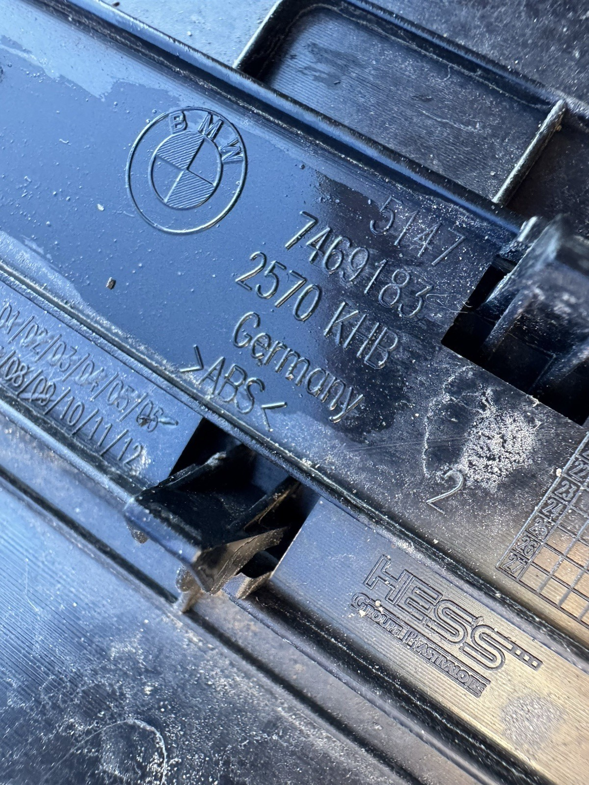 BMW F40 Rear Right Interior Step Trim 2570KHB 5147 7469183 1.50 Petrol 22242739