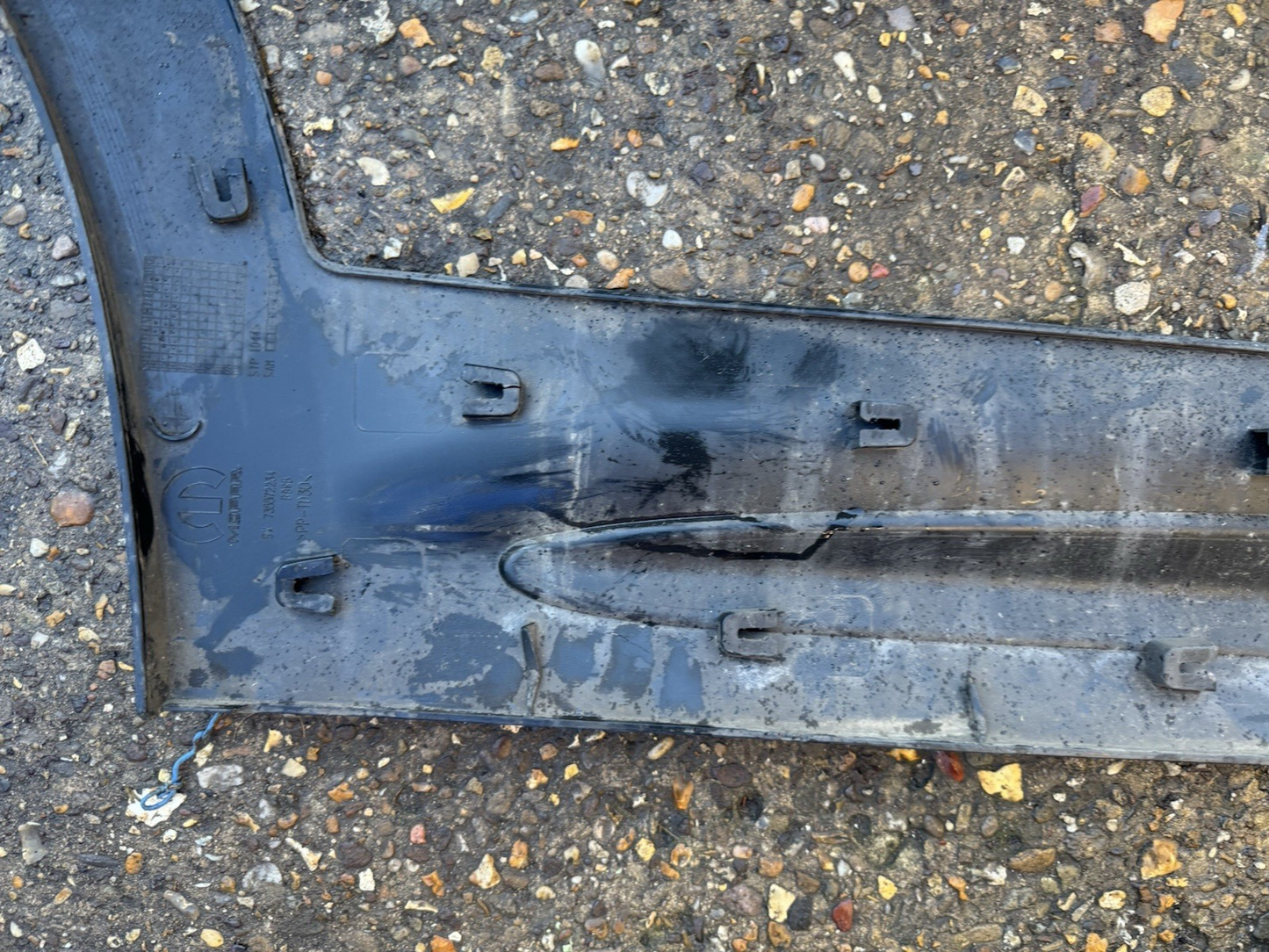 14-18 Fiat 500 Rear Left N/S Wheel Arch Moulding Genuine P/N 735572234 REF F2L25