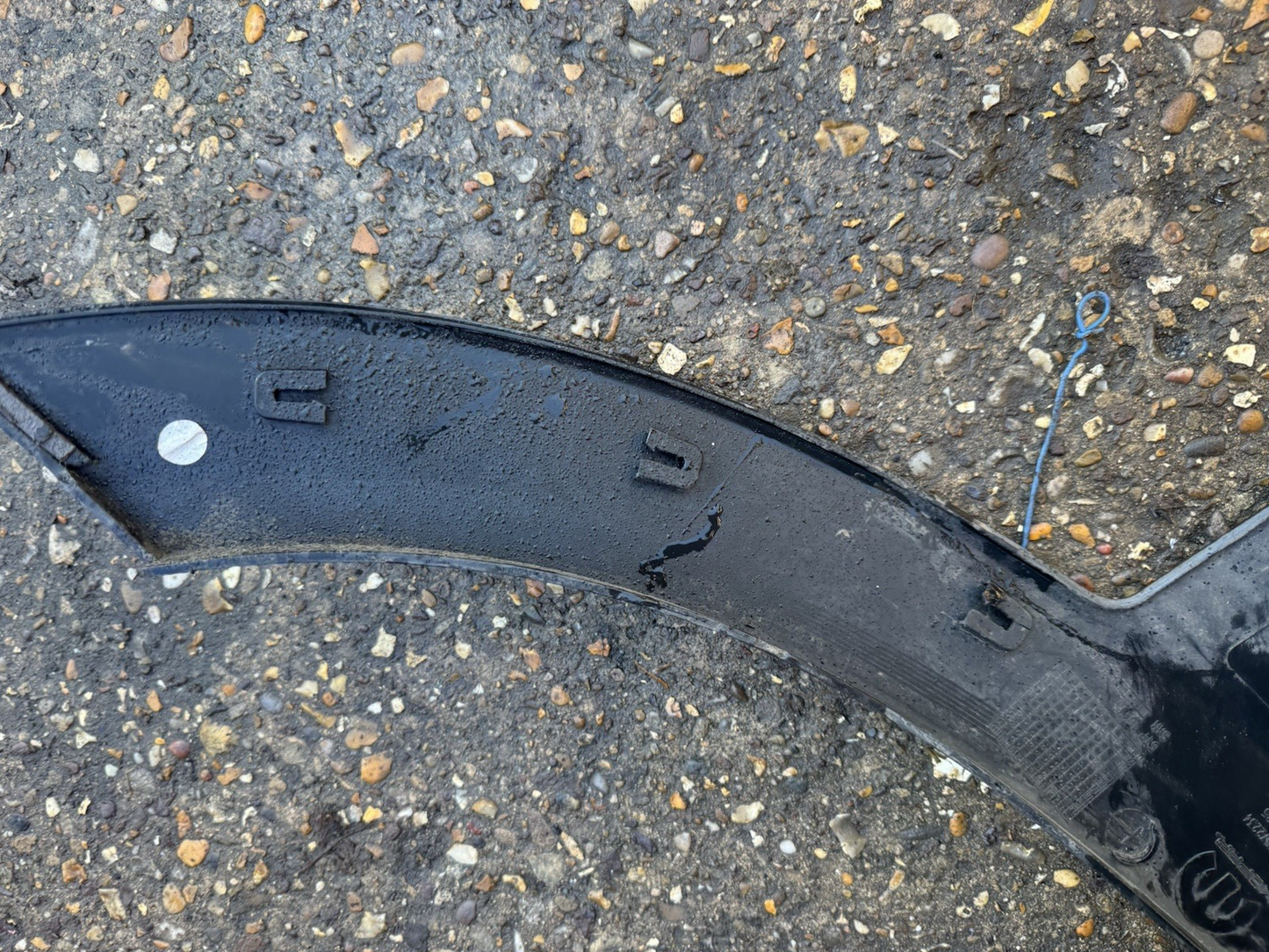 14-18 Fiat 500 Rear Left N/S Wheel Arch Moulding Genuine P/N 735572234 REF F2L25