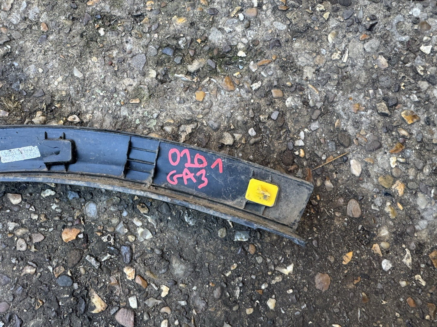 Ssangyong rexton 17-20 fender trim front right 79520-36000