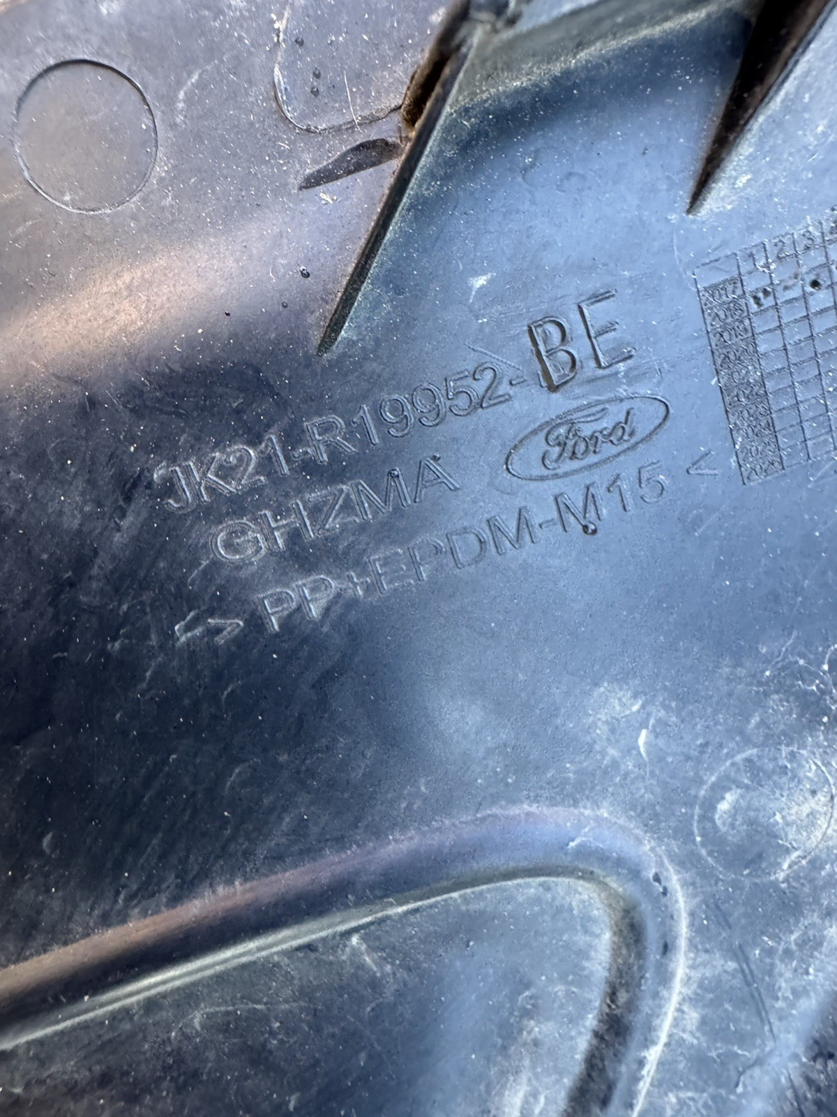 FORD TOURNEO CUSTOM front right fog bezel genuine JK21-R19952-BE