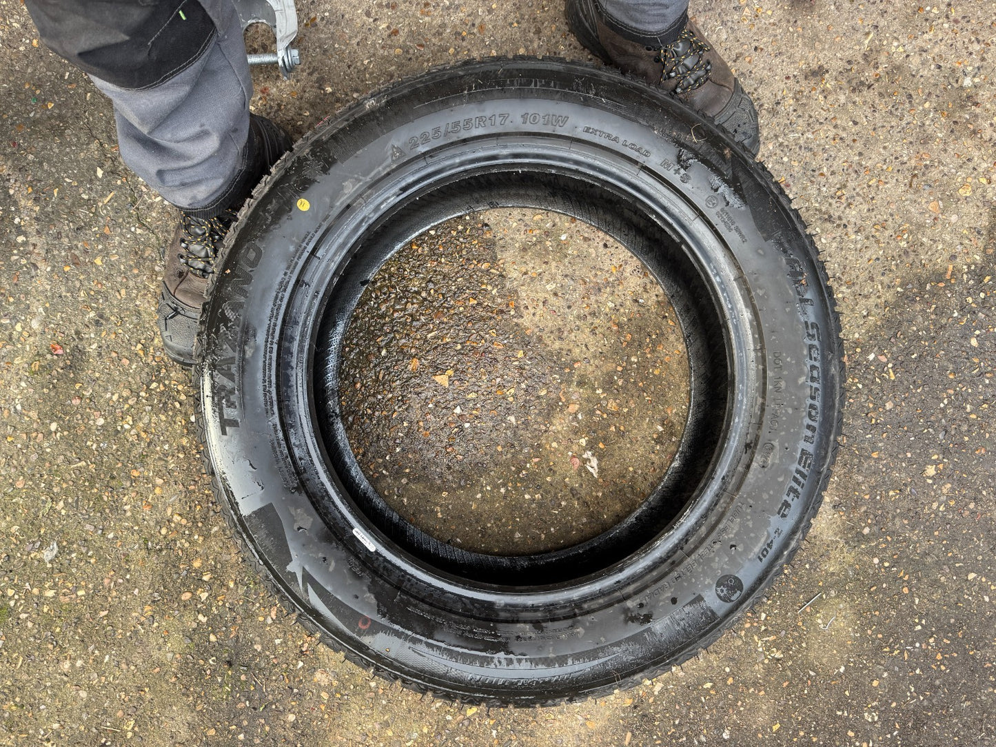 All Weather Tyre 225/55 R17 Trazano 101W ALL Season Elite Z401 XL M+S