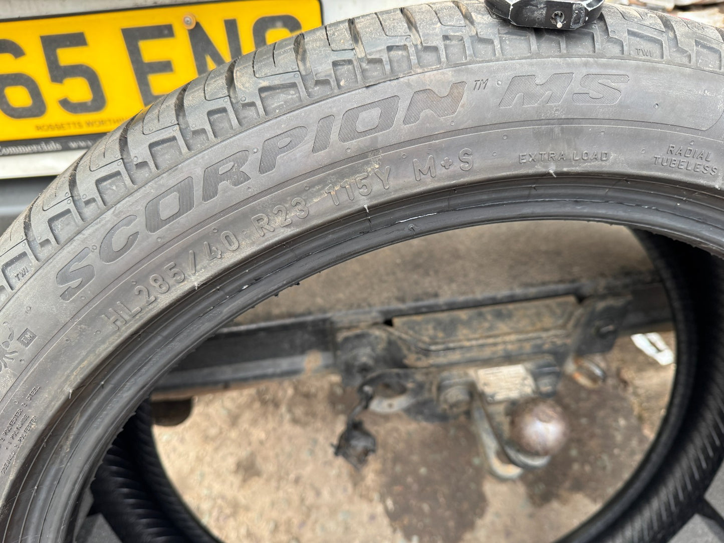 Tire 285/40ZR23 285/40R23 Pirelli Scorpion MS (LR) AS A/S UHP 115Y XL DOT 3725