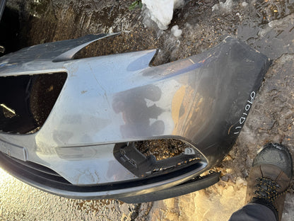 VAUXHALL CORSA E FRONT BUMPER & TRIM 2014 onward GENUINE 13432002 Damaged