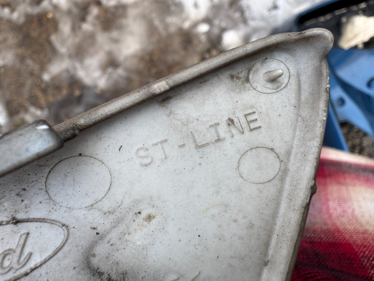 FORD FOCUS ST LINE FRONT BUMPER TOW EYE COVER JX7B-17A989-S Blue 2018-2022