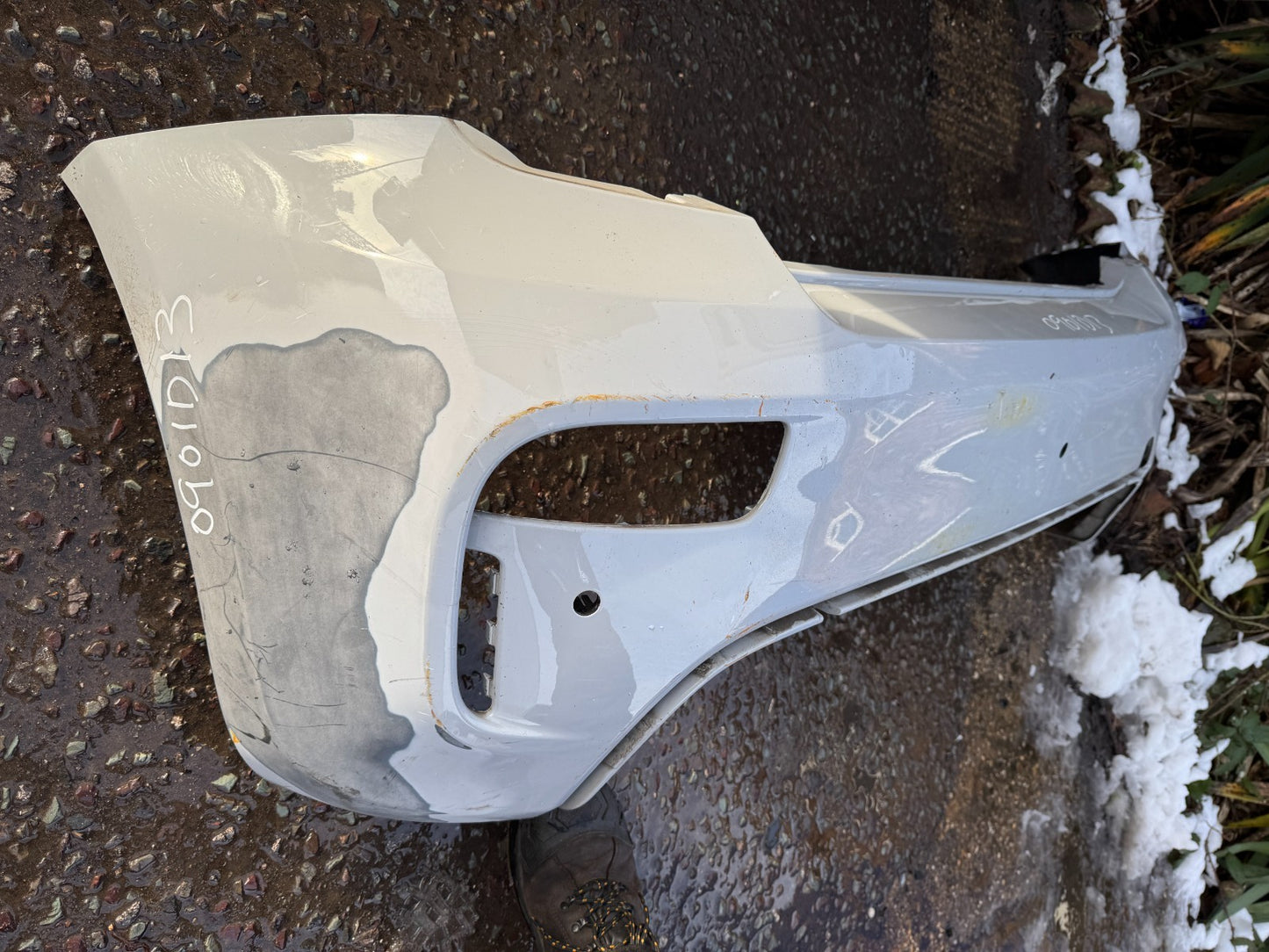 FIAT 500 ABARTH REAR BUMPER 2015 ONWARDS GENUINE 735633081