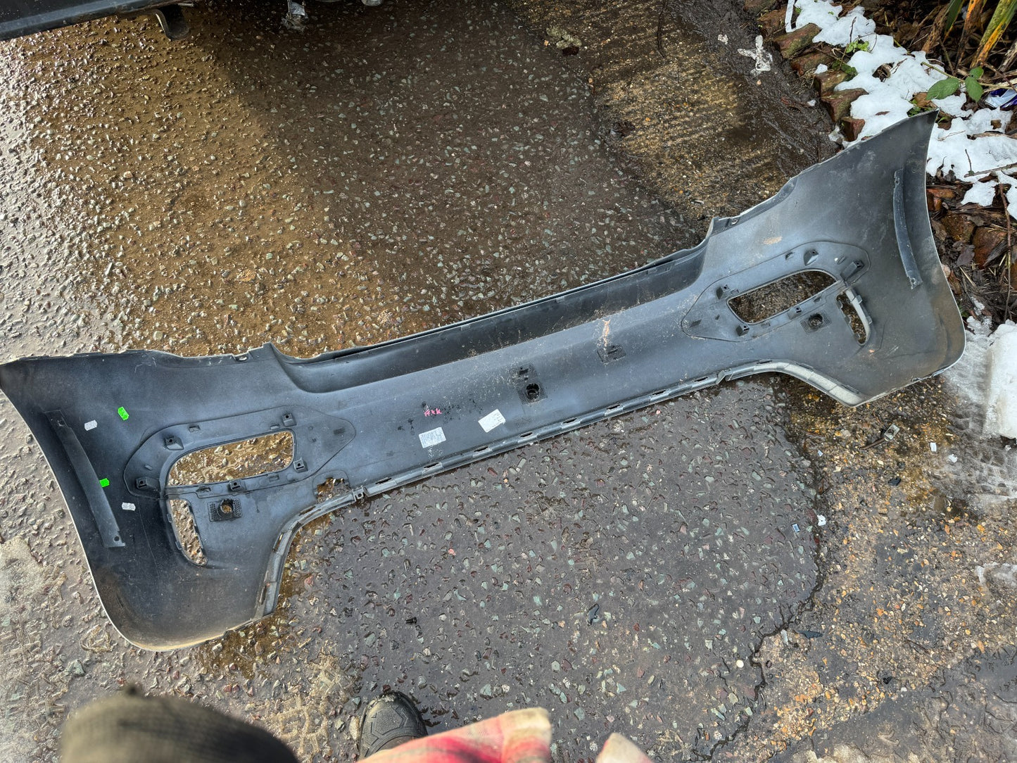 FIAT 500 ABARTH REAR BUMPER 2015 ONWARDS GENUINE 735633081