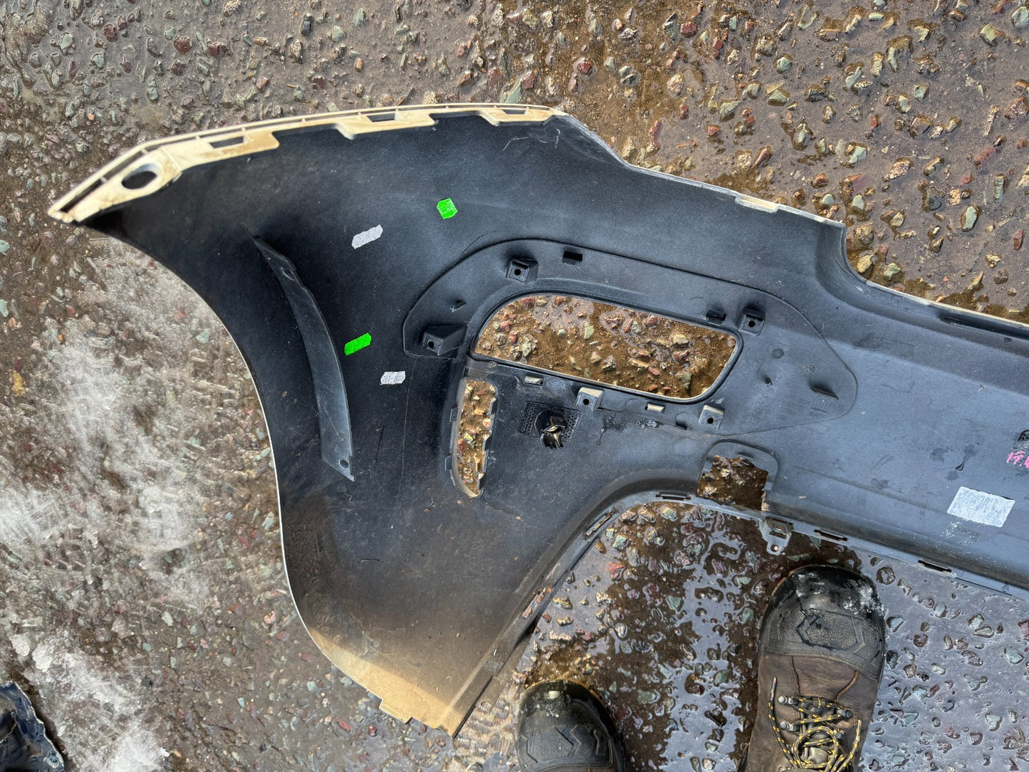 FIAT 500 ABARTH REAR BUMPER 2015 ONWARDS GENUINE 735633081