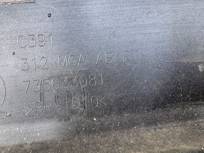 FIAT 500 ABARTH REAR BUMPER 2015 ONWARDS GENUINE 735633081