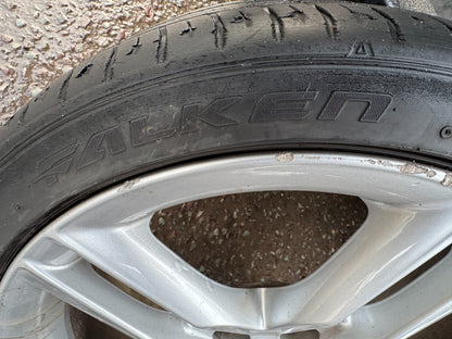 2013 AUDI A1 ALLOY WHEEL WITH TYRE 215 40 17 8X0601025AP