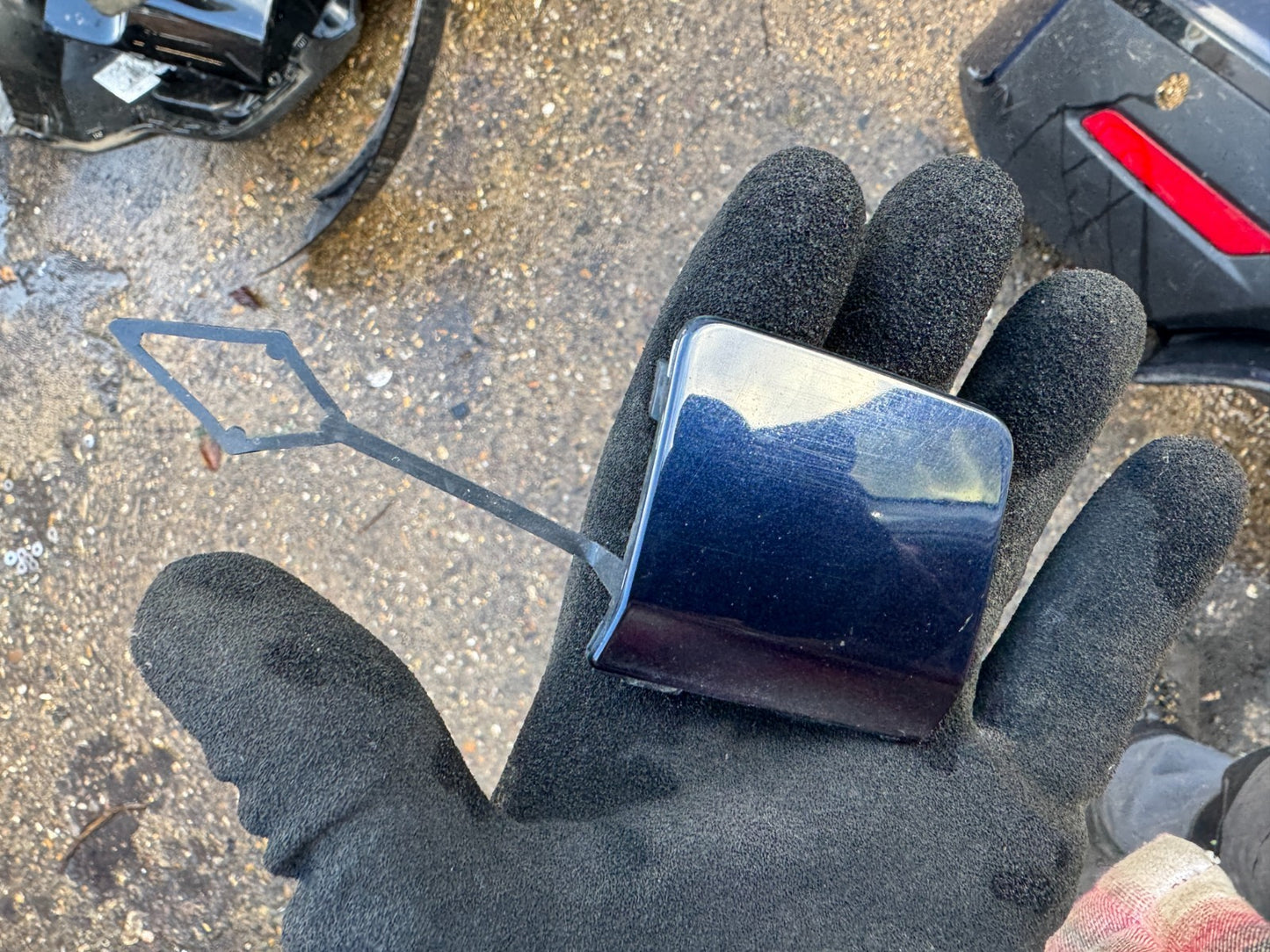 2023 Jaguar I Pace X590 Rear Bumper Tow Eye Cover - J9D317K950