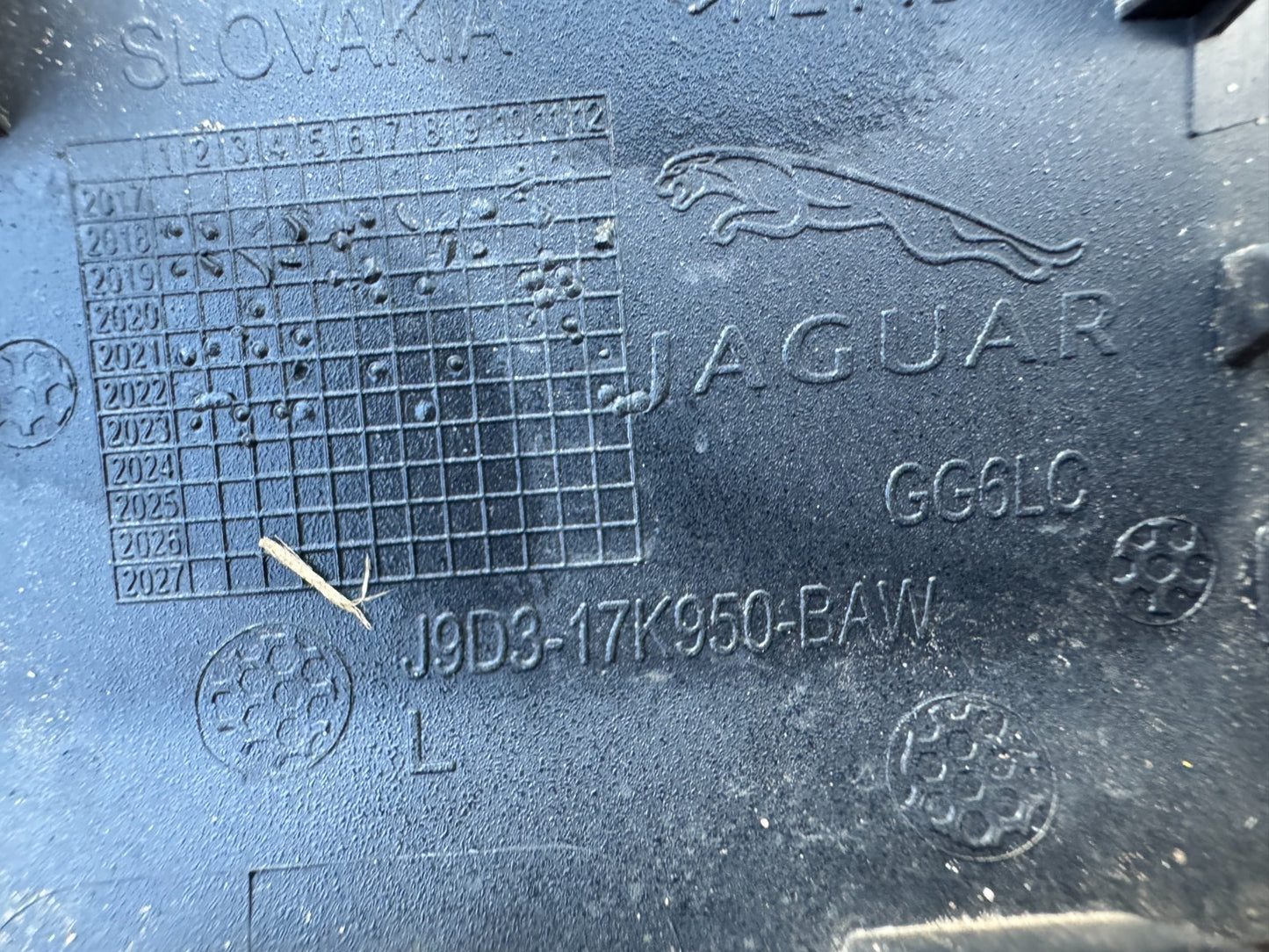 2023 Jaguar I Pace X590 Rear Bumper Tow Eye Cover - J9D317K950