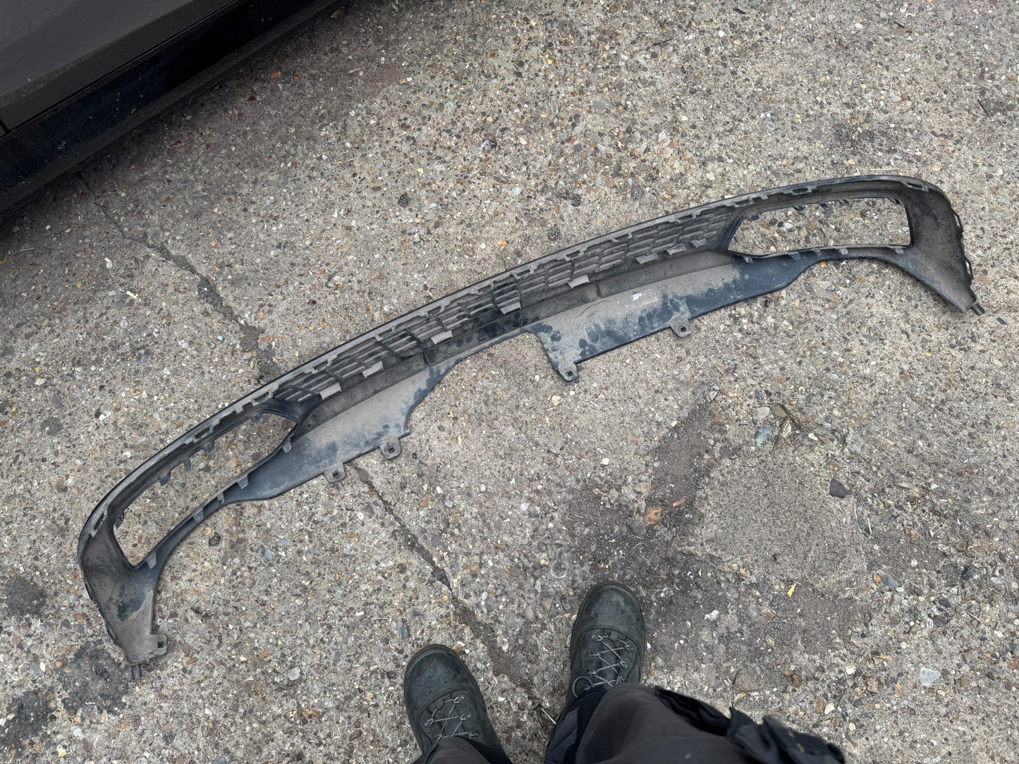 GENUINE AUDI A6 C8 4K0 S-LINE REAR BUMPER DIFFUSER 2018-ON 4K0807521B