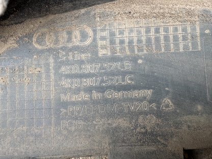 GENUINE AUDI A6 C8 4K0 S-LINE REAR BUMPER DIFFUSER 2018-ON 4K0807521B