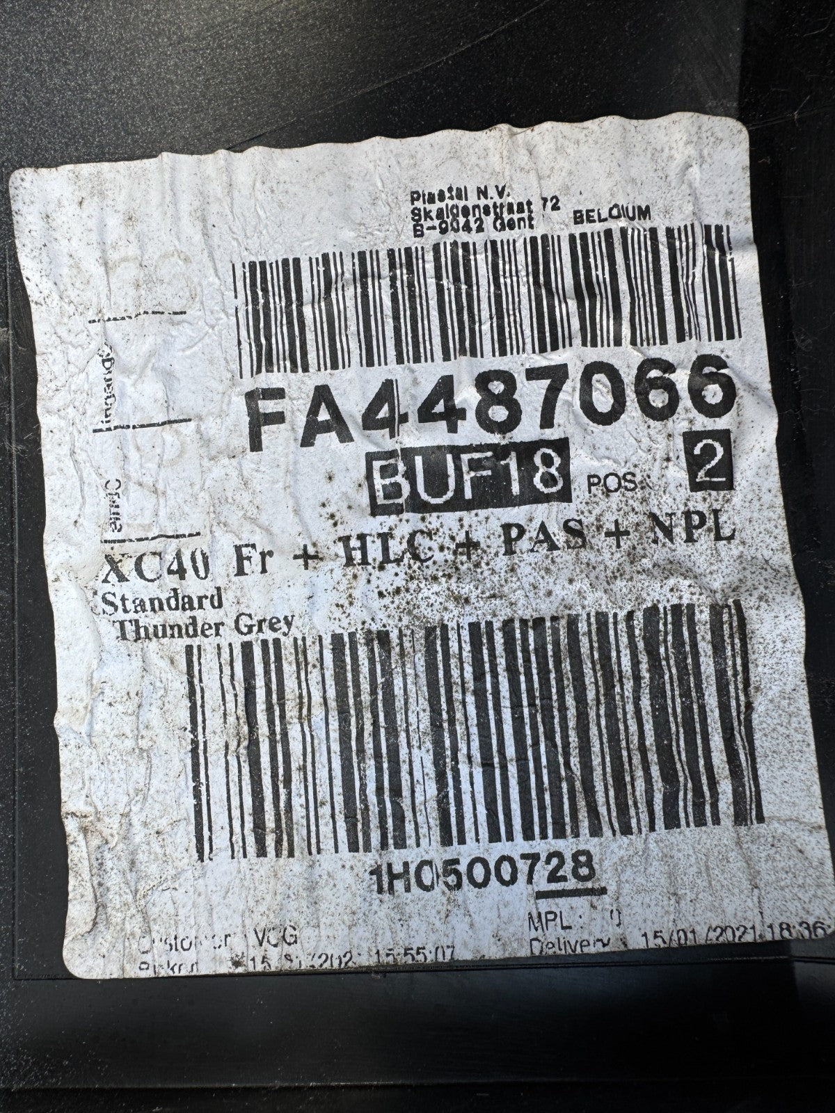 VOLVO XC40 FRONT BUMPER SUV 5 Door 2018 onwards GENUINE pn 31449359